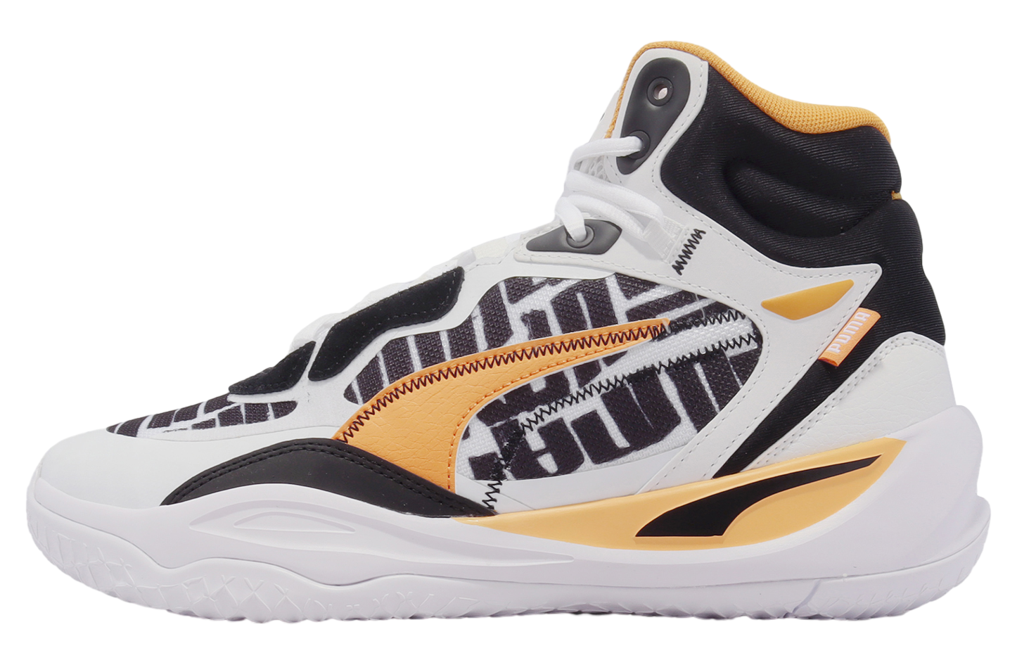 Puma Playmaker Pro Mid Block Party White / Clementine
