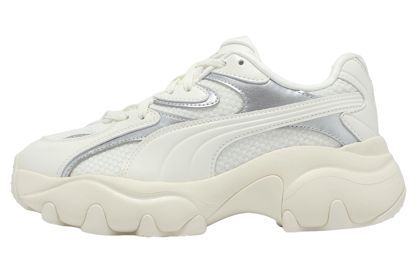 国内配送 PUMA PULSAR LITE SHINMERY WARM WHITE/SILVER PUMA PULSAR LITE SHINMERY WNS WARM WHITE-PUMA SILVER（プーマ