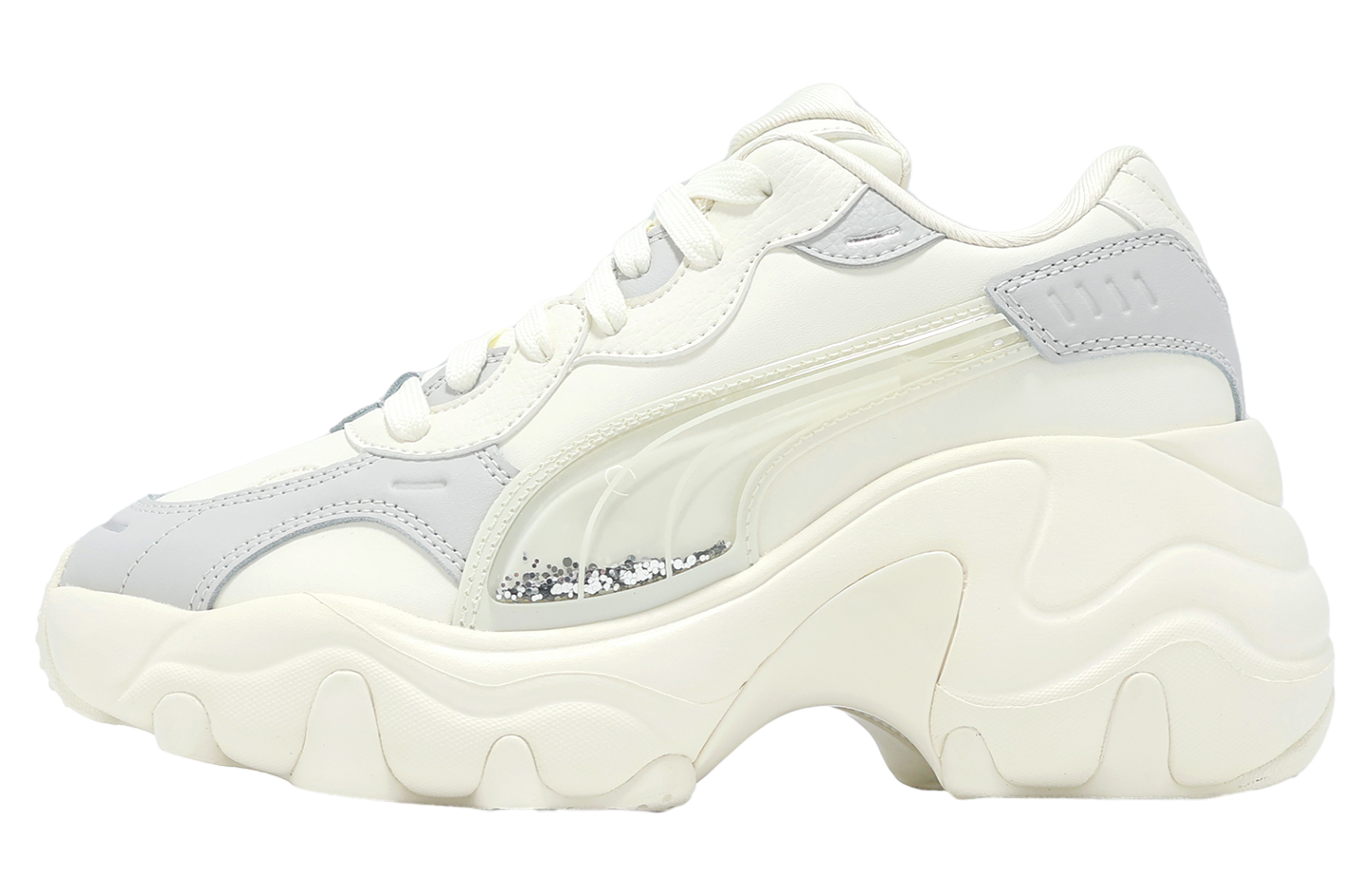Puma Pulsar Wedge Sequin WMNS Warm White / Glacial Gray