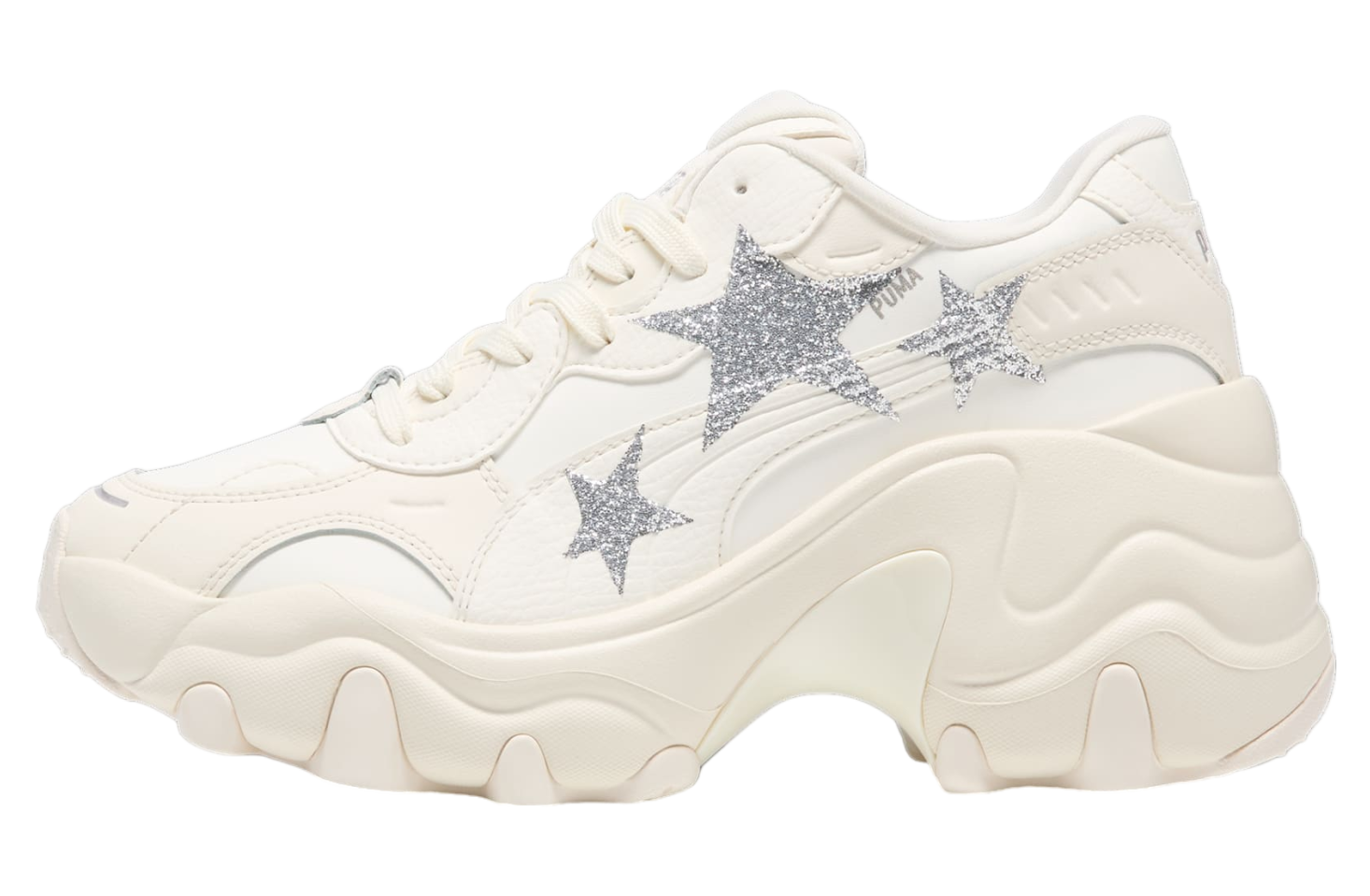 Puma Pulsar Wedge Star WMNS Frosted Ivory / Silver