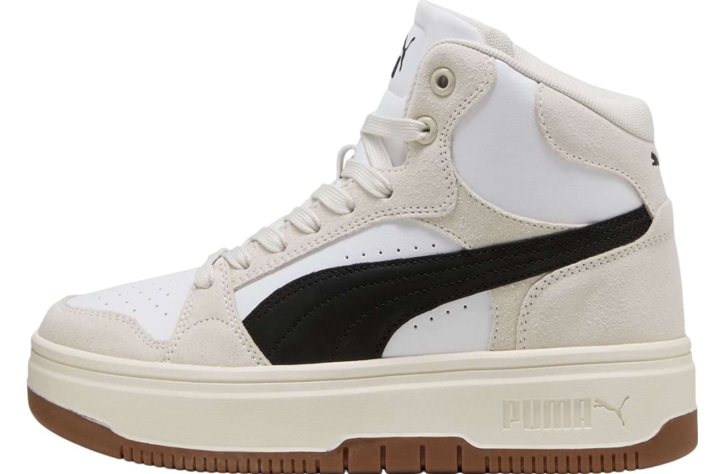 Puma Rebound Femme Mid Suede Wmns White / Black