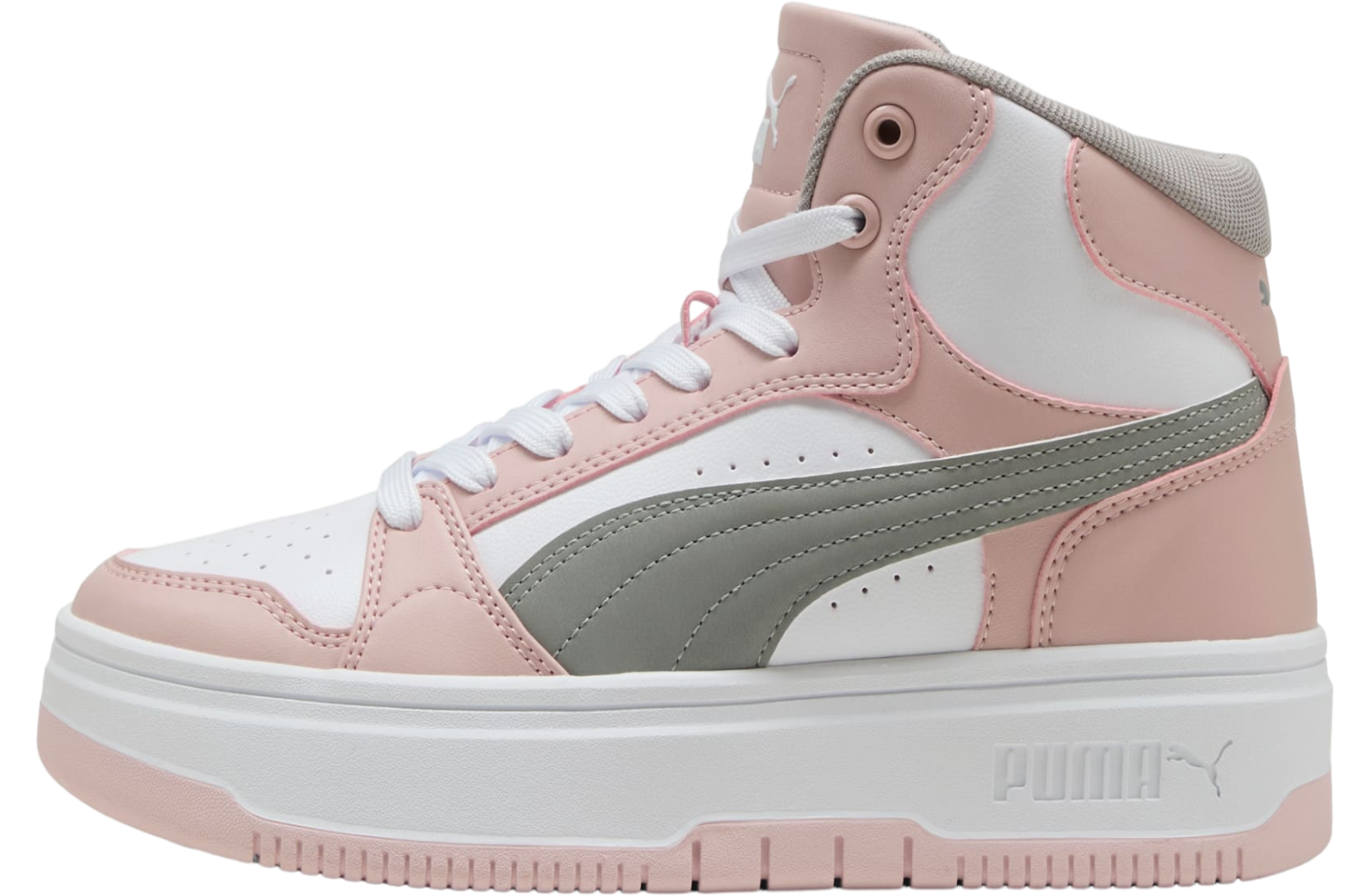 Puma Rebound Femme Mid WMNS White / Gray Echo
