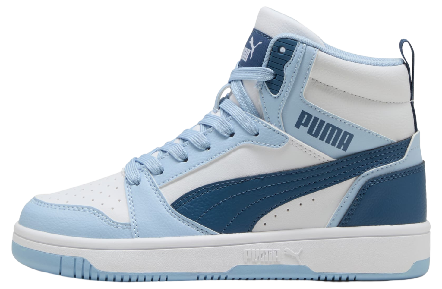 Puma Rebound V6 GS White / Dark Indigo