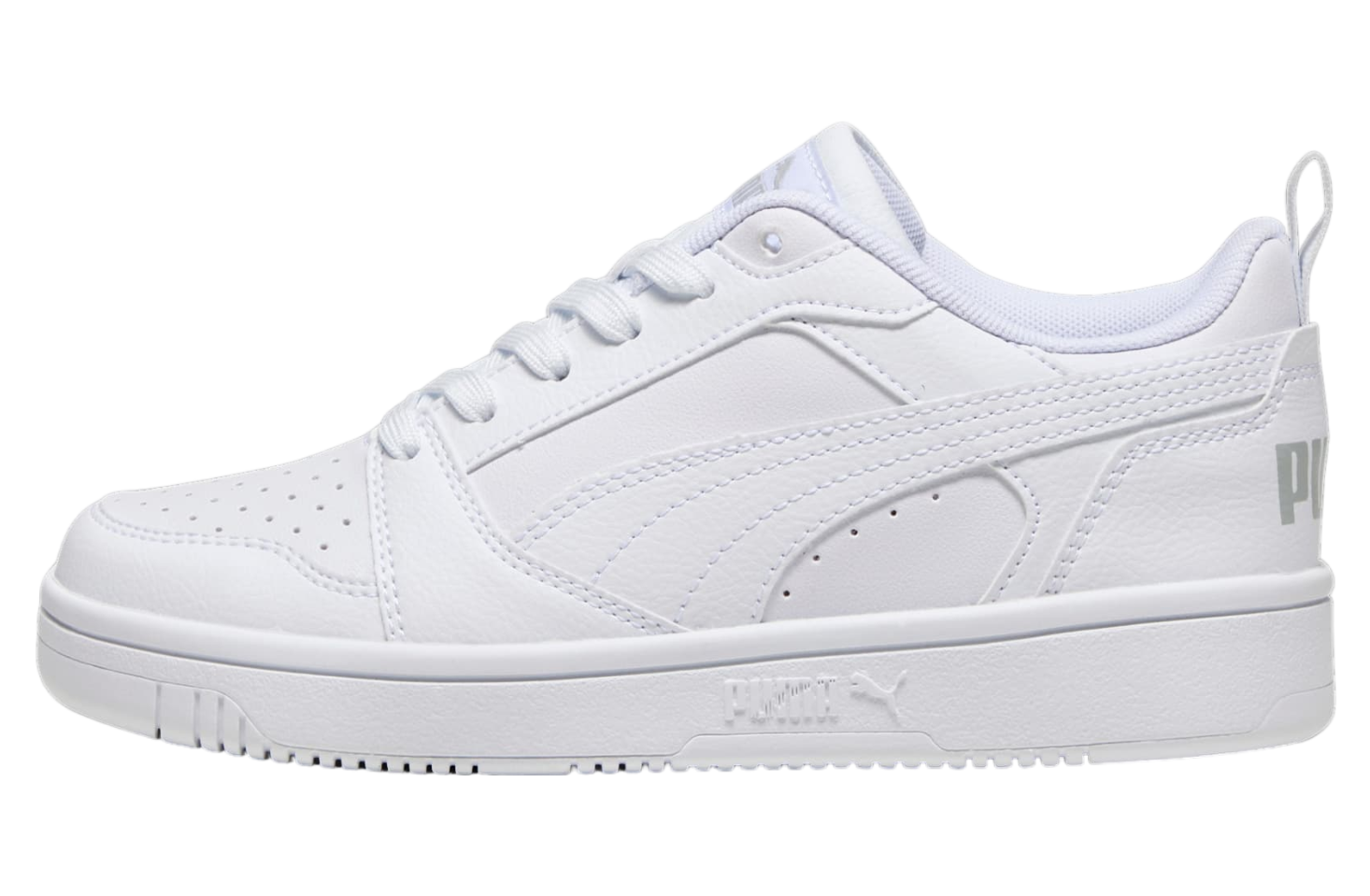 Puma Rebound V6 Lo GS White / Cool Light Gray