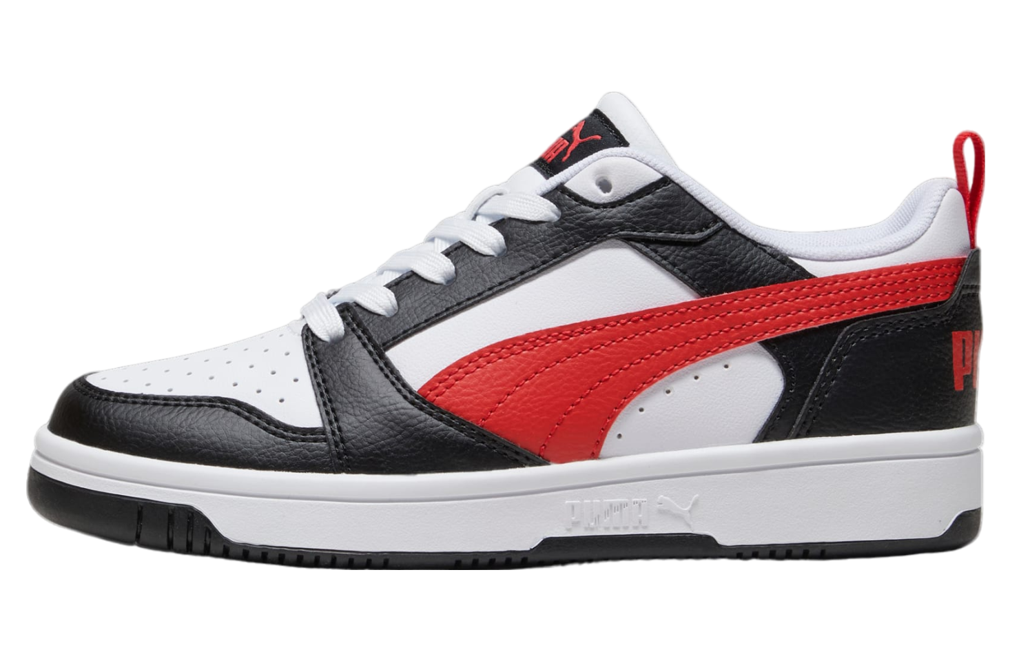 Puma Rebound V6 Lo GS White / For All Time Red