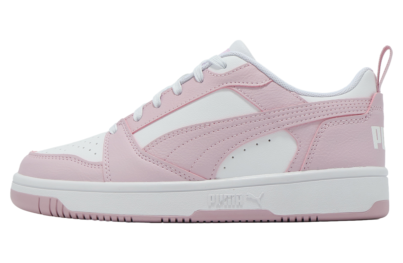 Puma Rebound V6 Low White / Pink