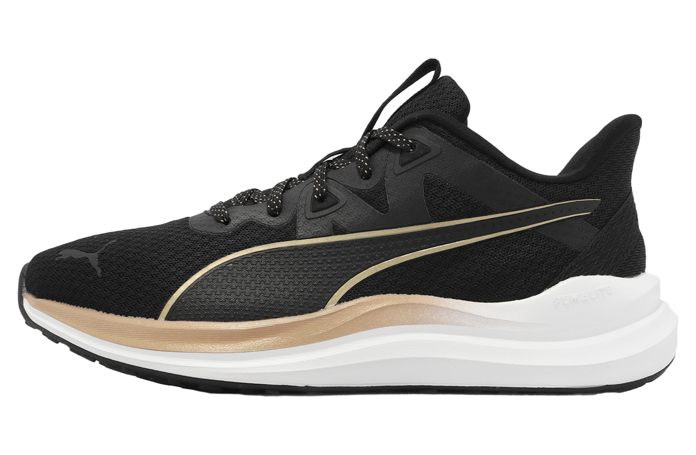 Puma Reflect Lite Molten Metal WMNS Black / Team Gold
