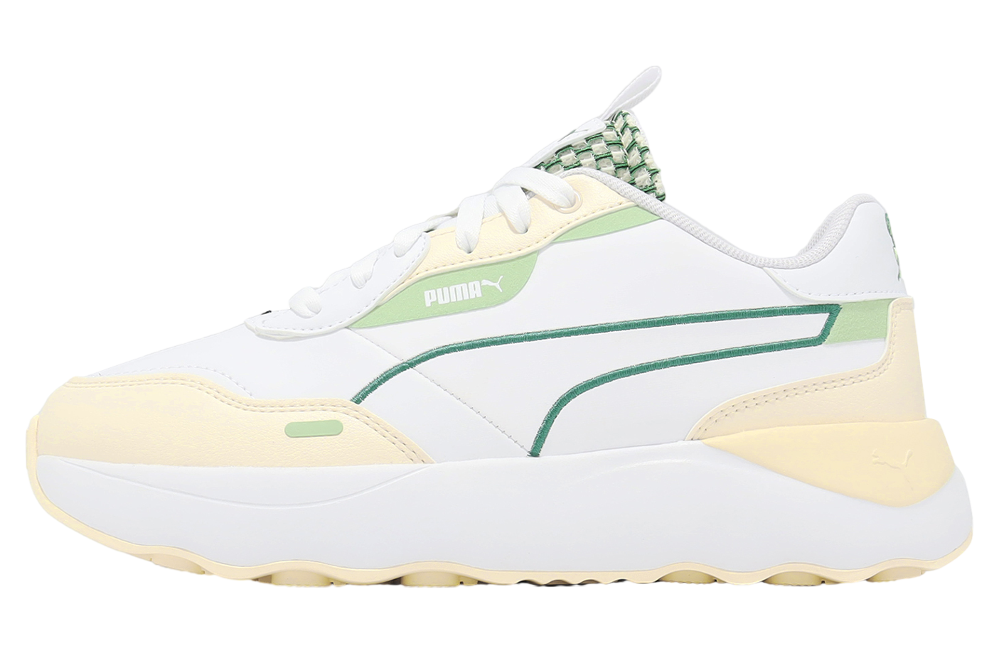 ■PUMA■ Maze Stack GEN Puma Womens White 39207001 392070-01 Puma Mayze Stack Terry WMNS White / Chalk Pink - Nov 2023