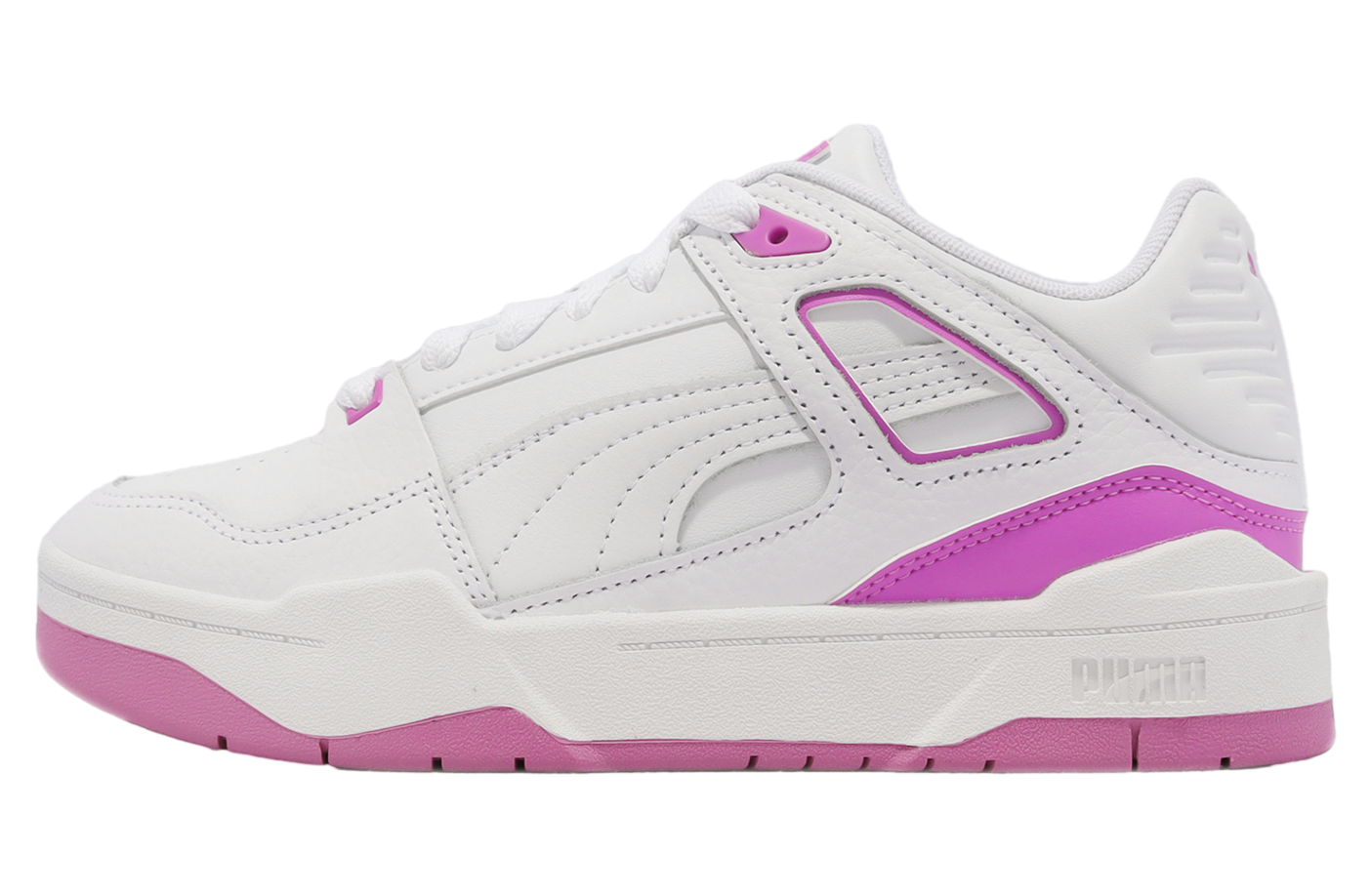 Puma Slipstream Lth White / Electric Orchid