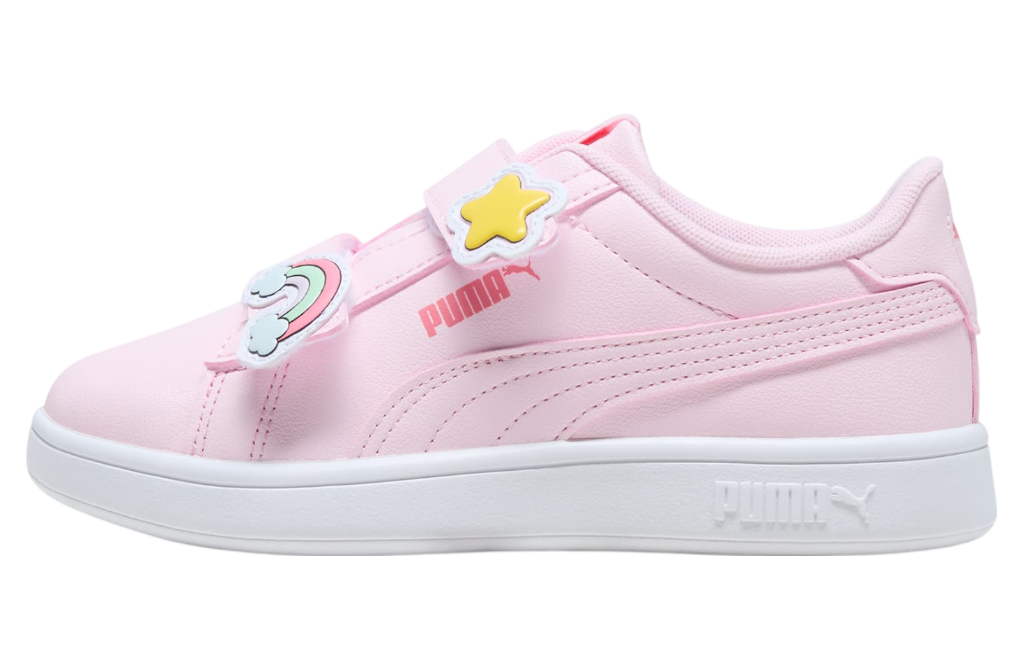 Puma Smash 3.0 Badges GS Whisp Of Pink / Passionfruit