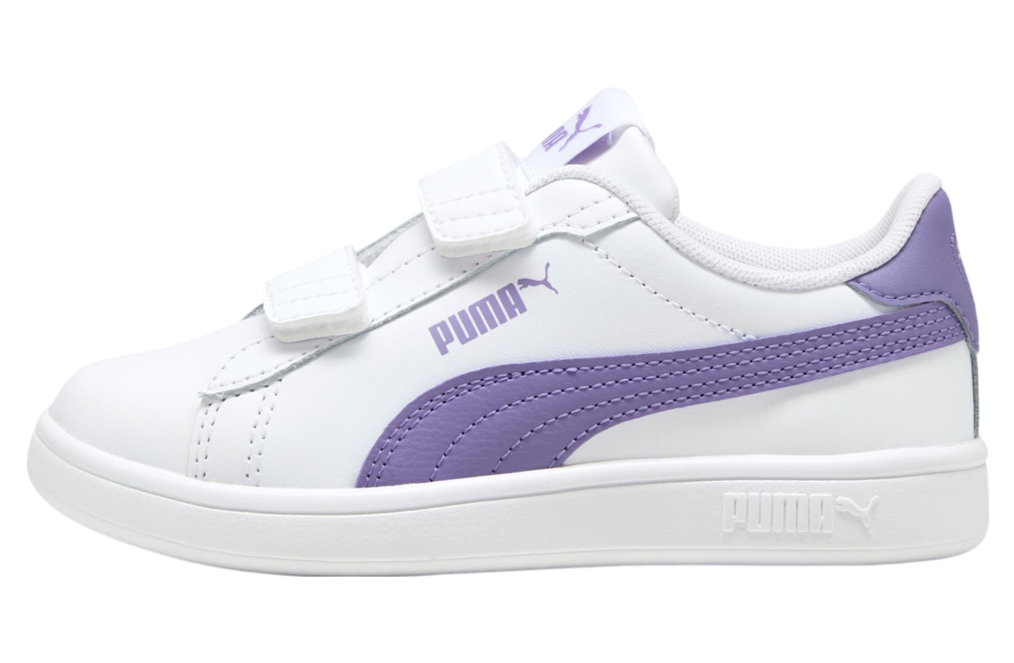 Puma Smash 3.0 Leather White / Lavender Alert