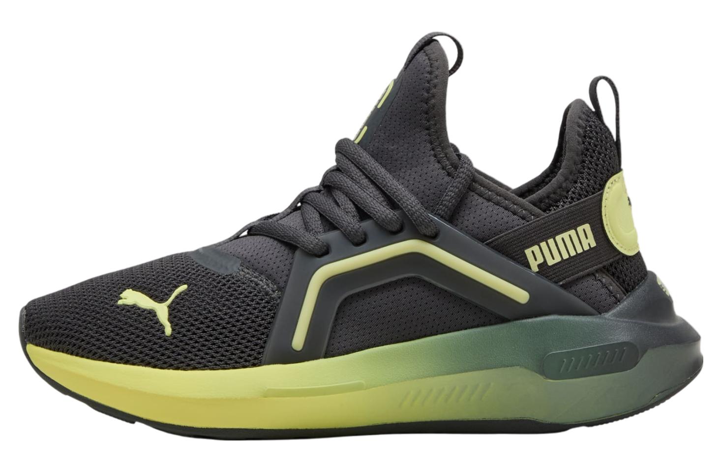 Puma Softride Enzo 5 GS Dusky Gray / Fresh Yellow