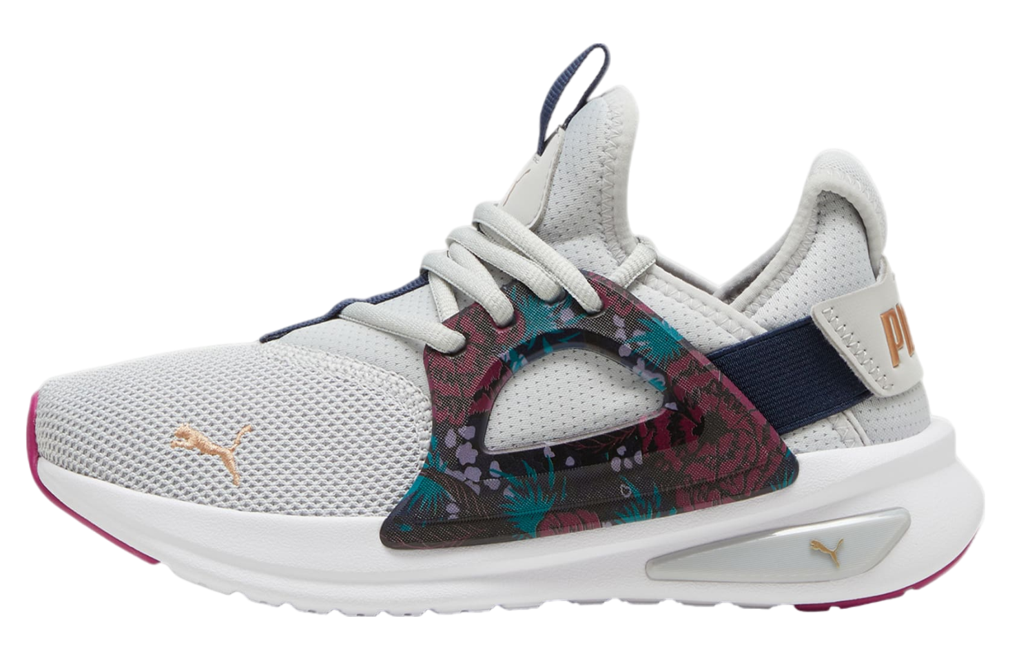 Puma Softride Enzo Evo Blooms Women Cool Light Gray / Club Navy