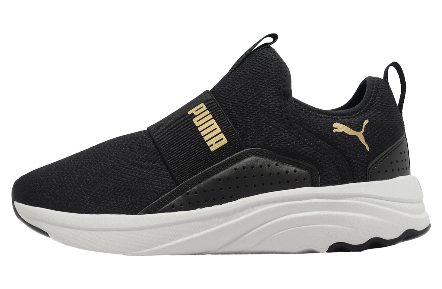 Puma Softride Sophia Slip-On WMNS Black / Team Gold
