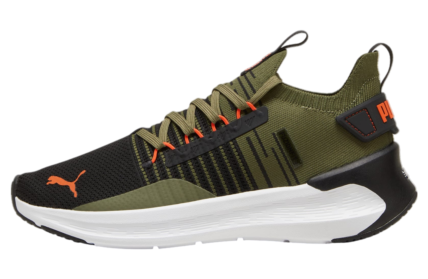 Puma Softride Symmetry Fuzion Olive / Black