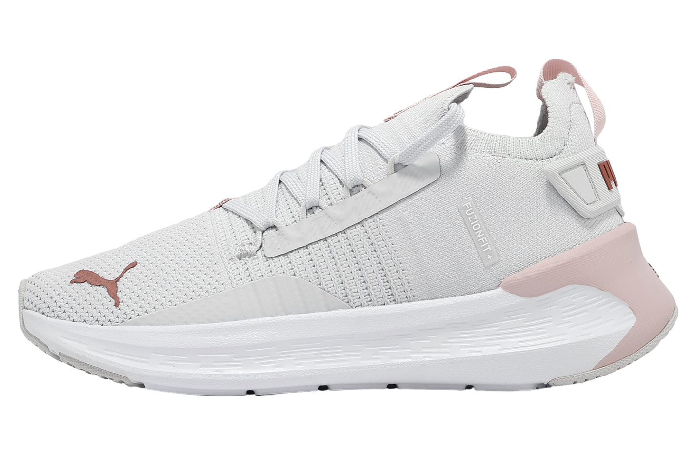 フミシュナ　04 Puma Softride Symmetry Fuzion WMNS Feather Gray / Mauve Mist