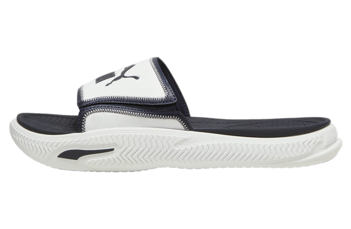 Puma Softridepro Slide 24 White / New Navy