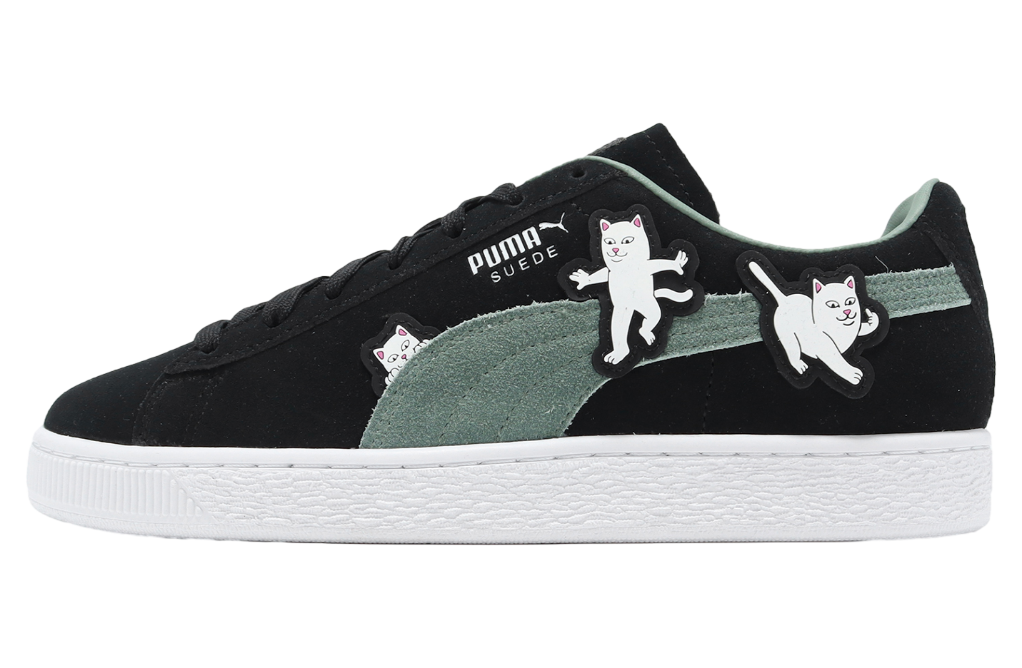 Puma Suede Black RIPNDIP Black / Eucalyptus