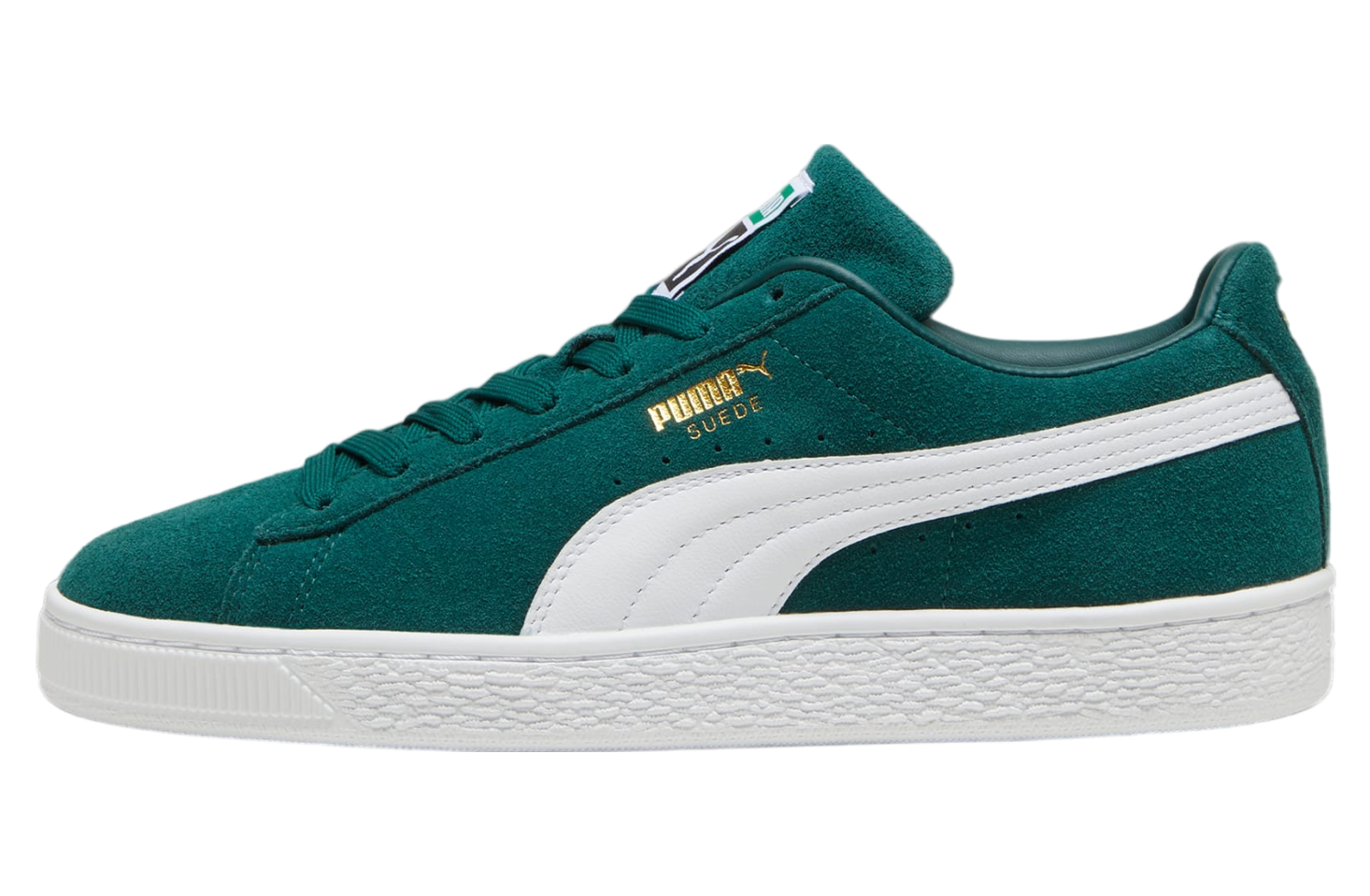 Puma suede classic green white deals