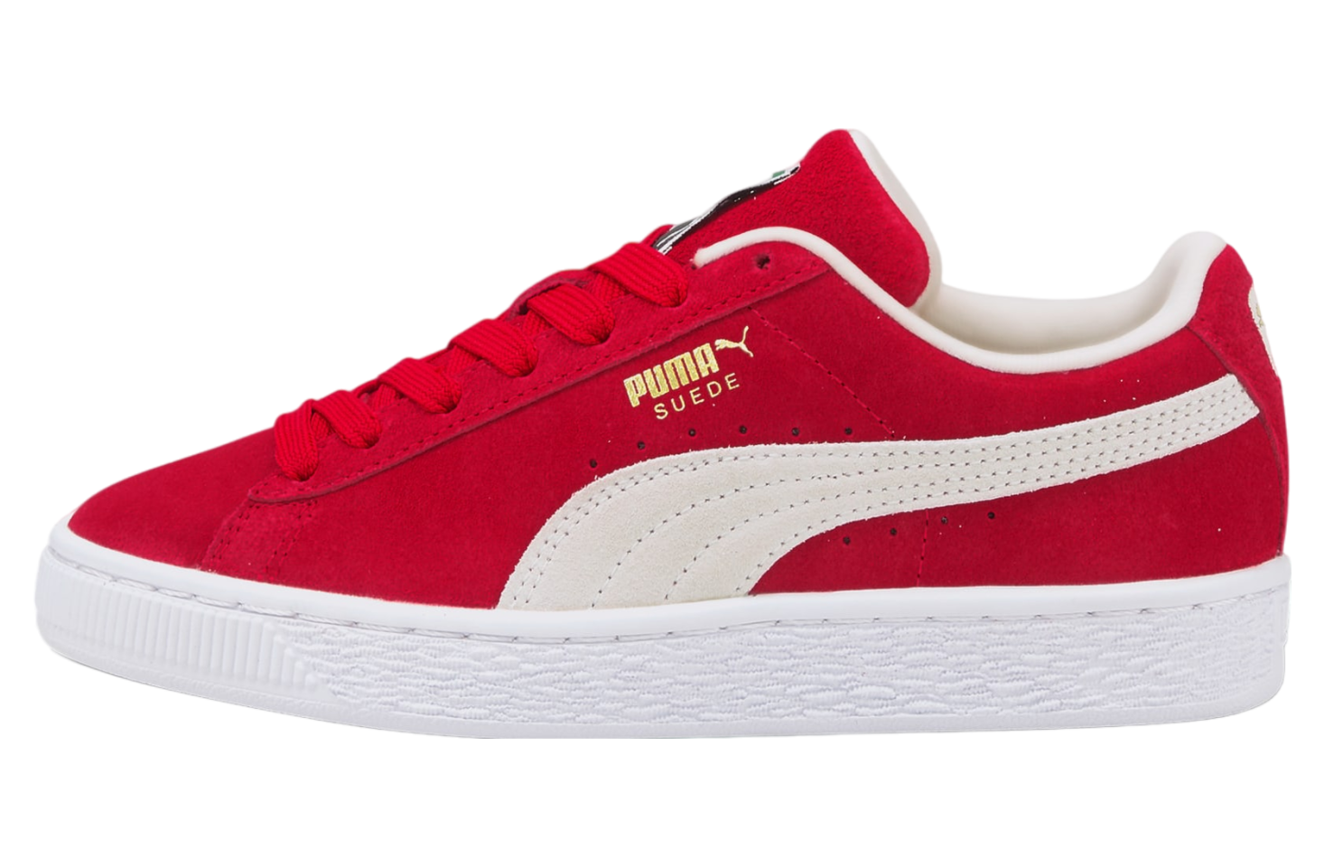 Puma suede in red hotsell