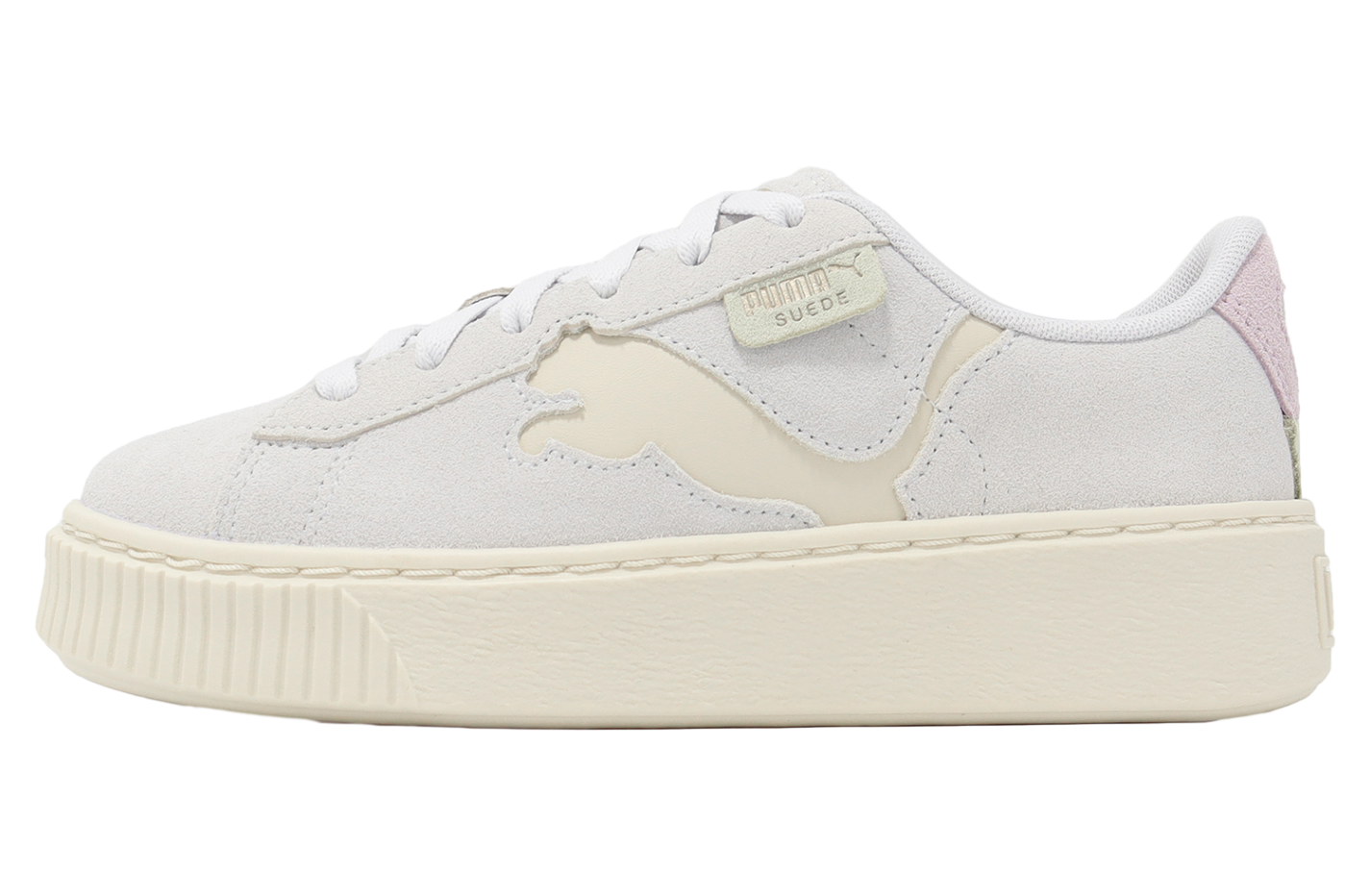 Puma Suede Platform Cutout WMNS Silvmist / Greenillu