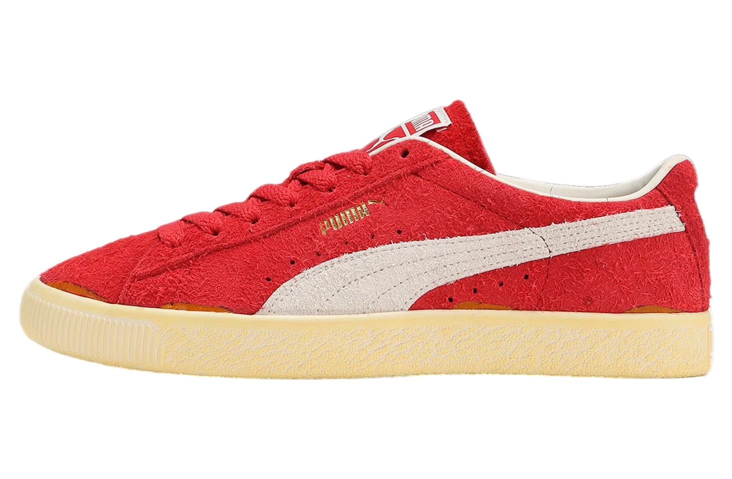 Puma Suede Vtg Neverworn Iii Warm White / Club Red