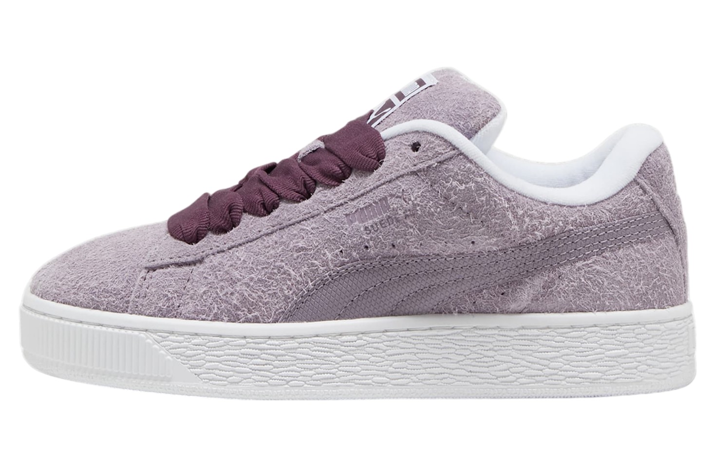 Puma Suede Xl Hairy Pale Plum / White