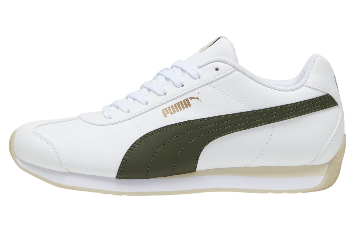 Puma Turin Iii White / Dark Olive