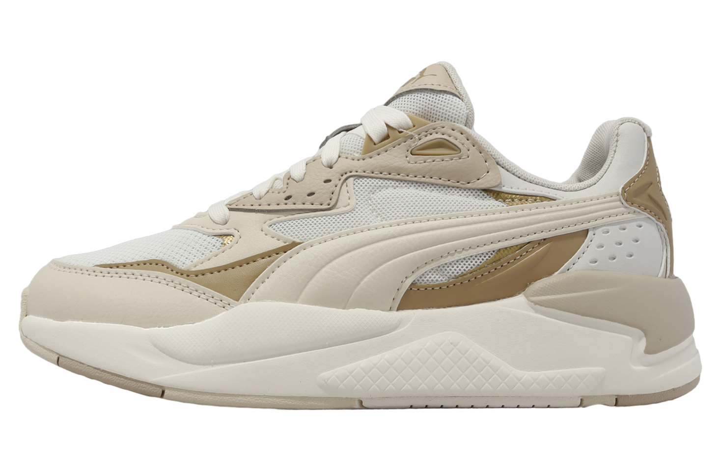 riii Shop White Mens Puma El Rey II Logomania Slip-On Sneakers