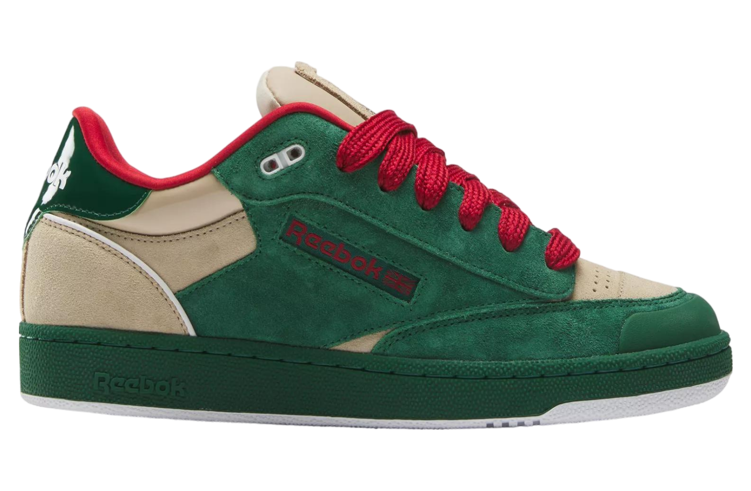 Reebok Club C Bulc Dark Green / Oat