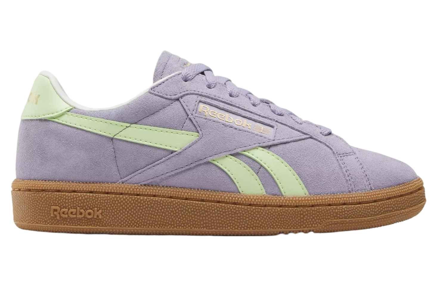 Reebok Club C Grounds Uk WMNS Dusk Purple / Astro Lime