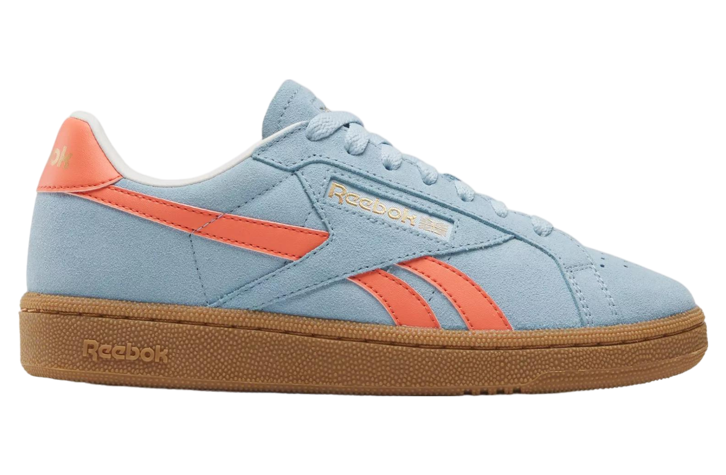 Reebok Club C Grounds Uk WMNS Soft Blue / Supercharged Coral