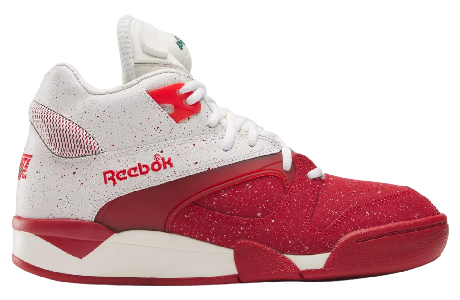 Reebok Court Victory Pump Chalk / Vector Red