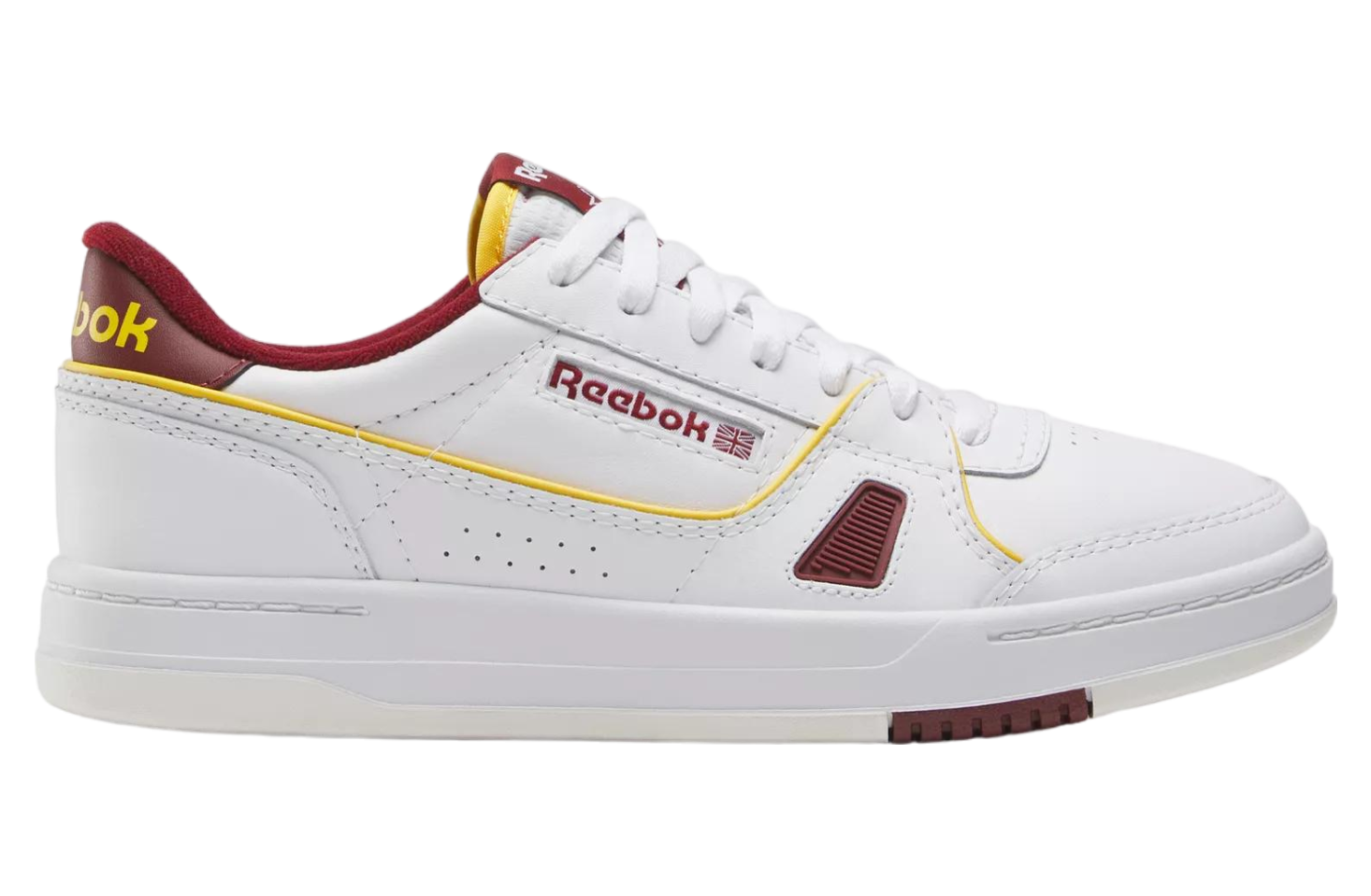 Reebok Lt Court White / Rich Maroon