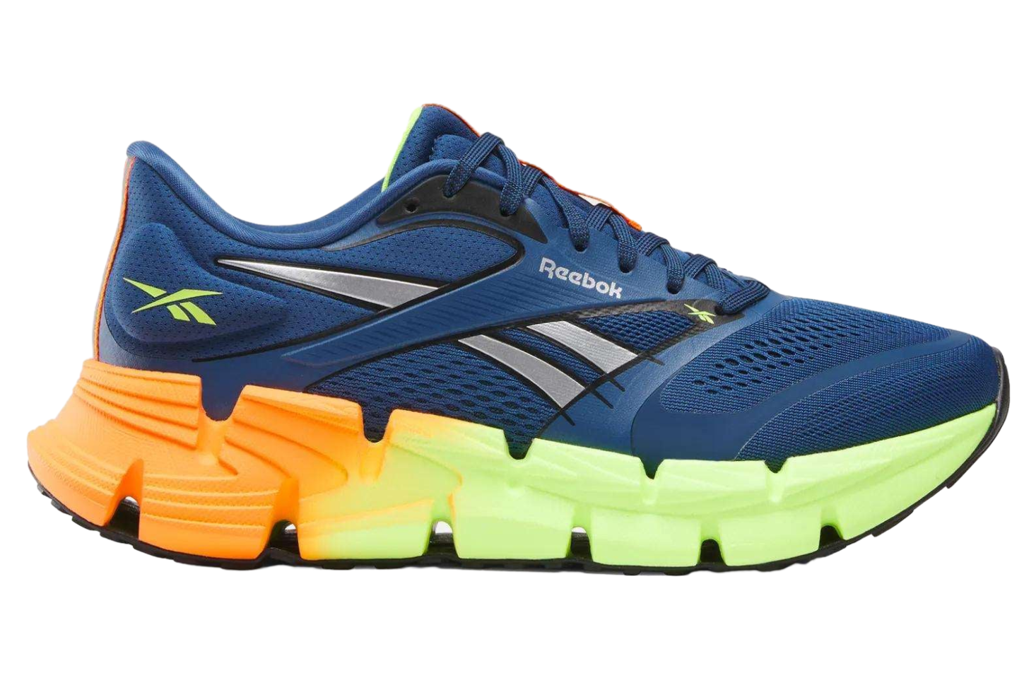Reebok Mens Floatzig 2 Running Athletic Blue / Digital Lime