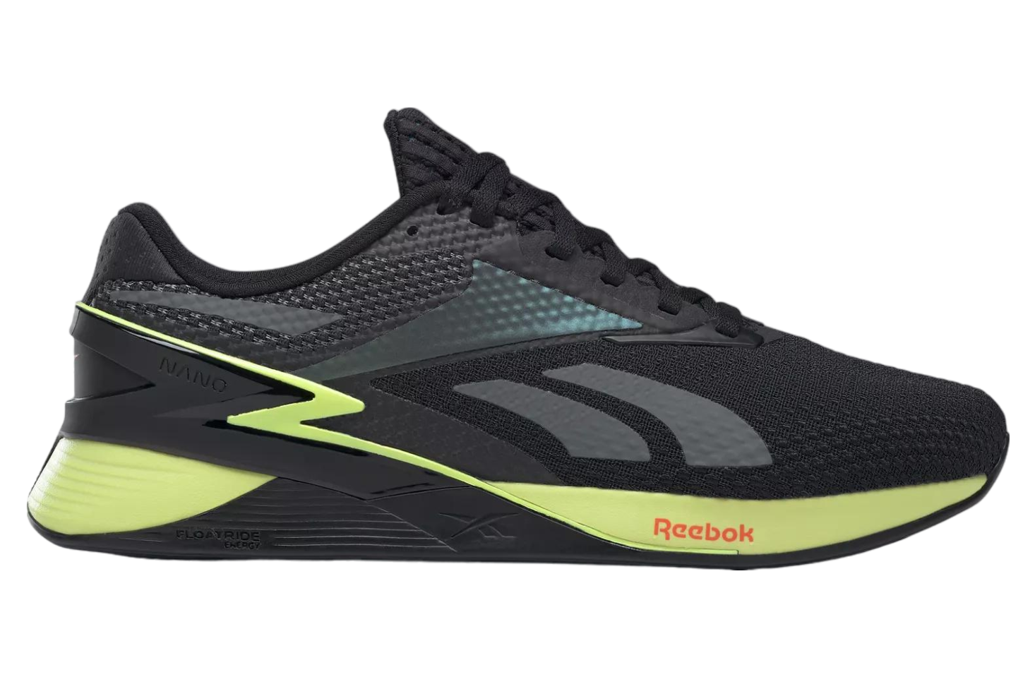 Reebok Nano X3 Core Black / Energy Glow