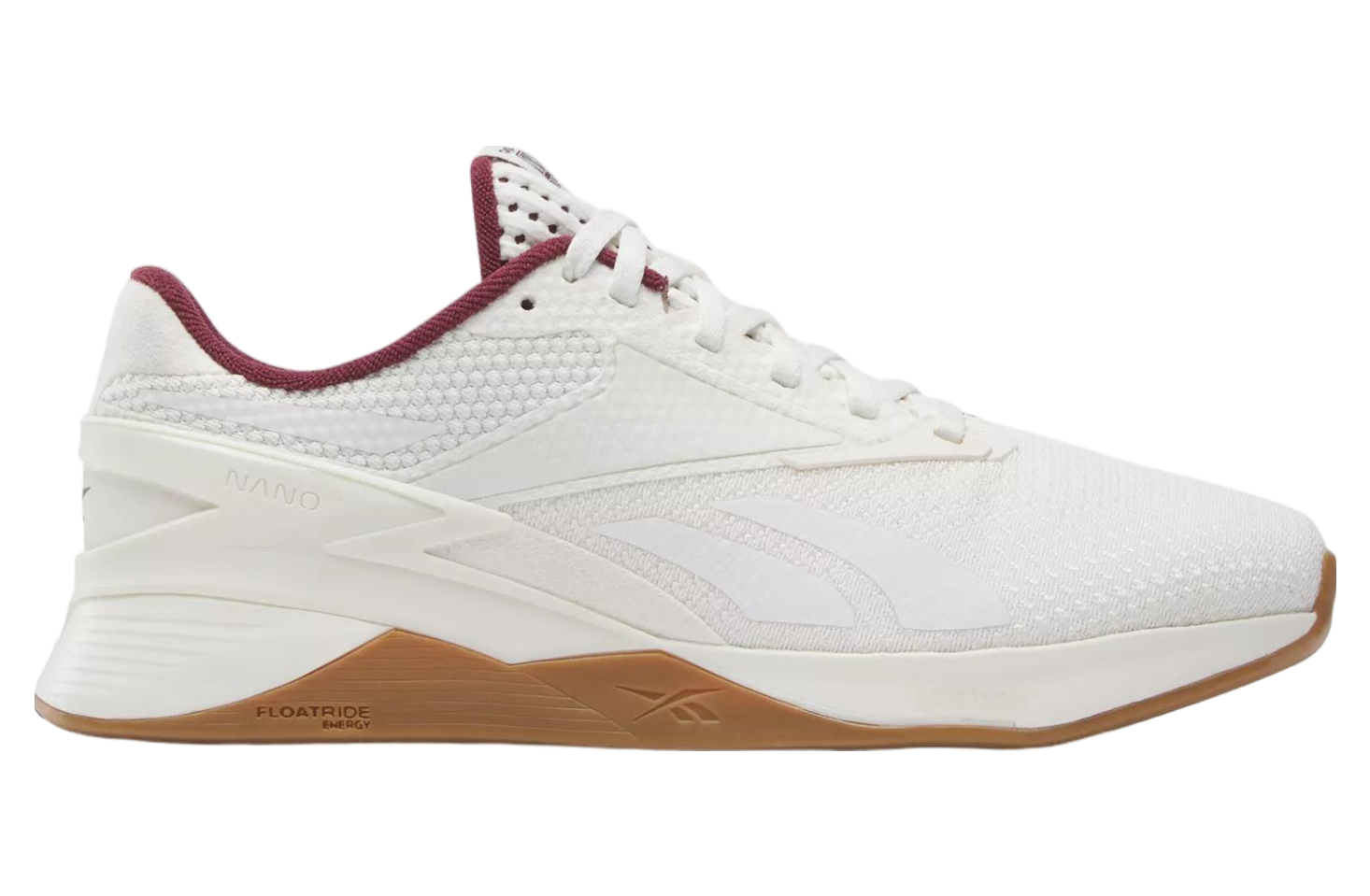 Reebok Nano X3 Varsity White / Classic Maroon