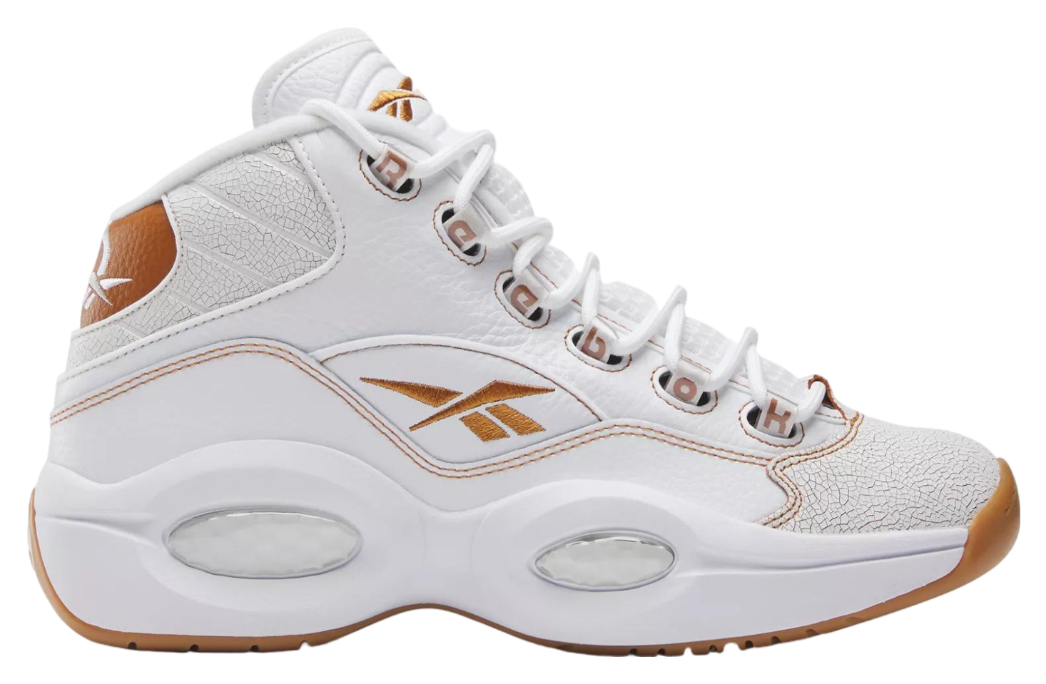 Reebok Question Mid White / Salted Caramel