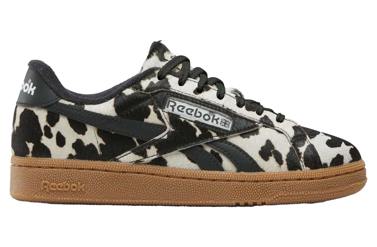 Reebok Womens Club C Grounds UK Cow / Black