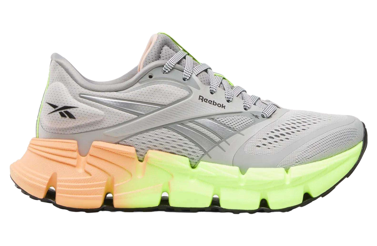 Reebok Womens Floatzig 2 Running Grey / Digital Lime