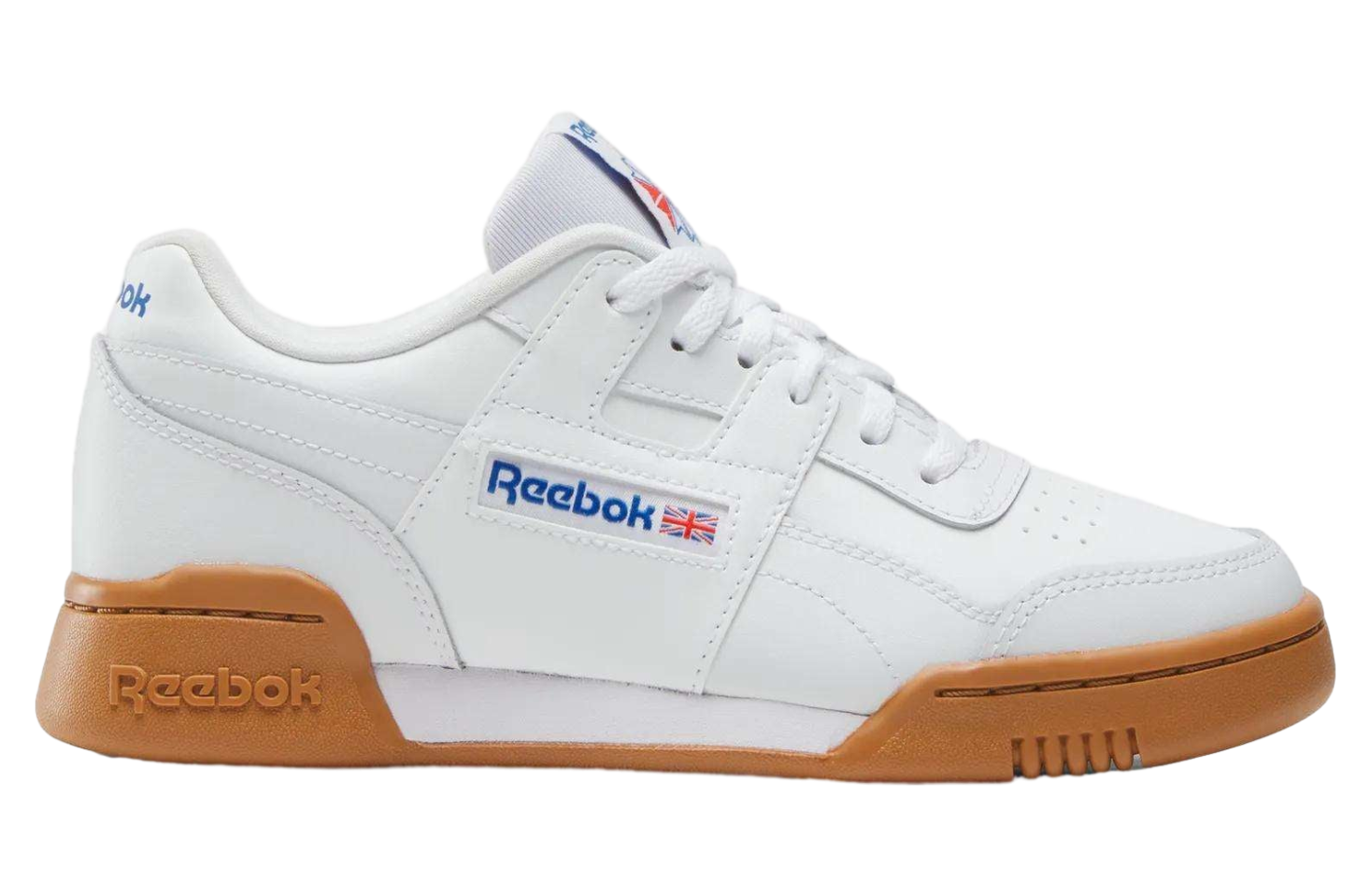 Reebok Workout Plus-Big Kids GS Ftwr White / Vector Blue