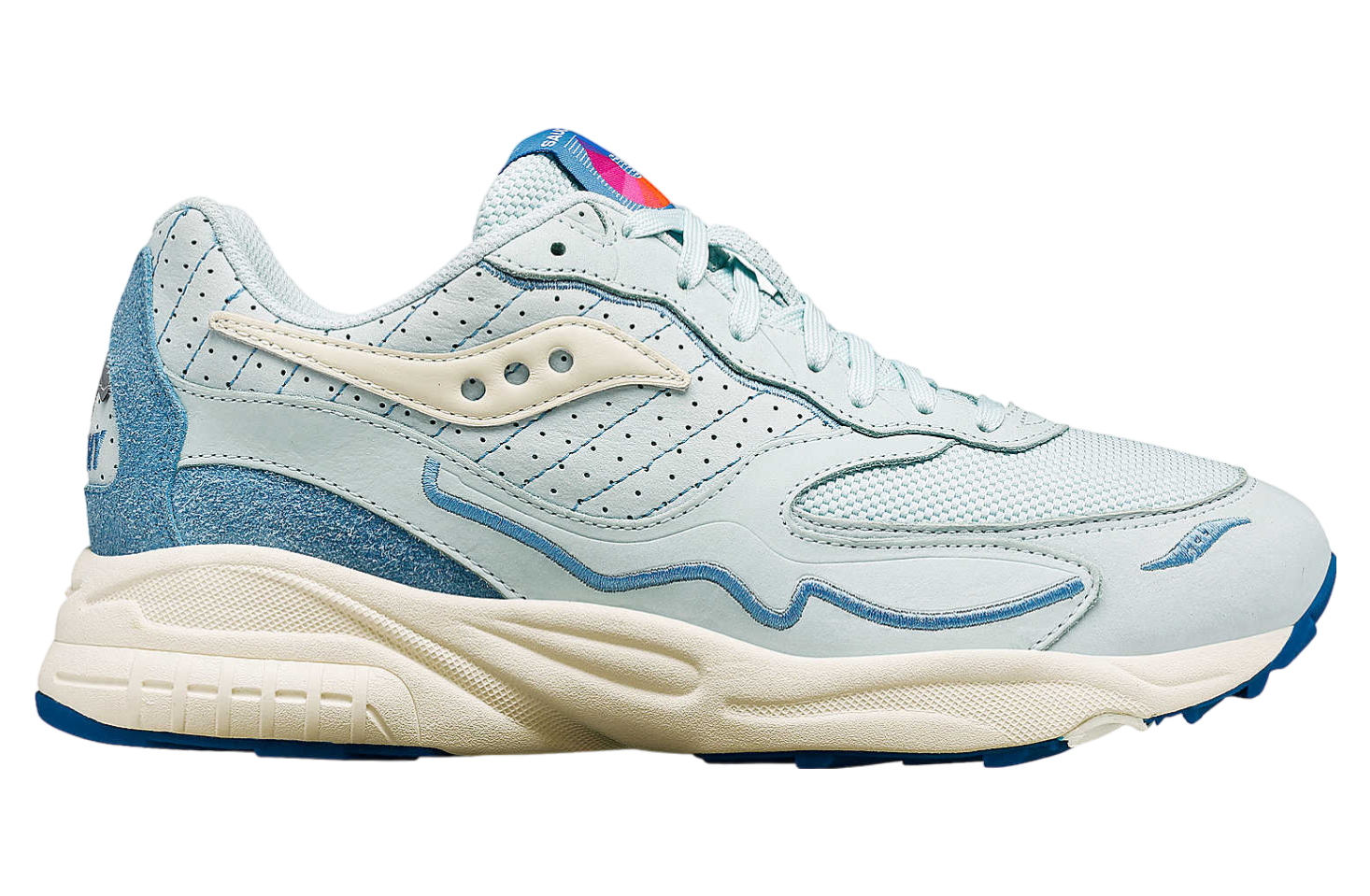 Saucony 3d Grid Hurricane Chromatic Light Blue