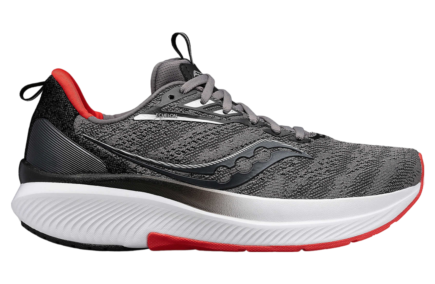 Saucony Echelon 9 Charcoal / Red Sky