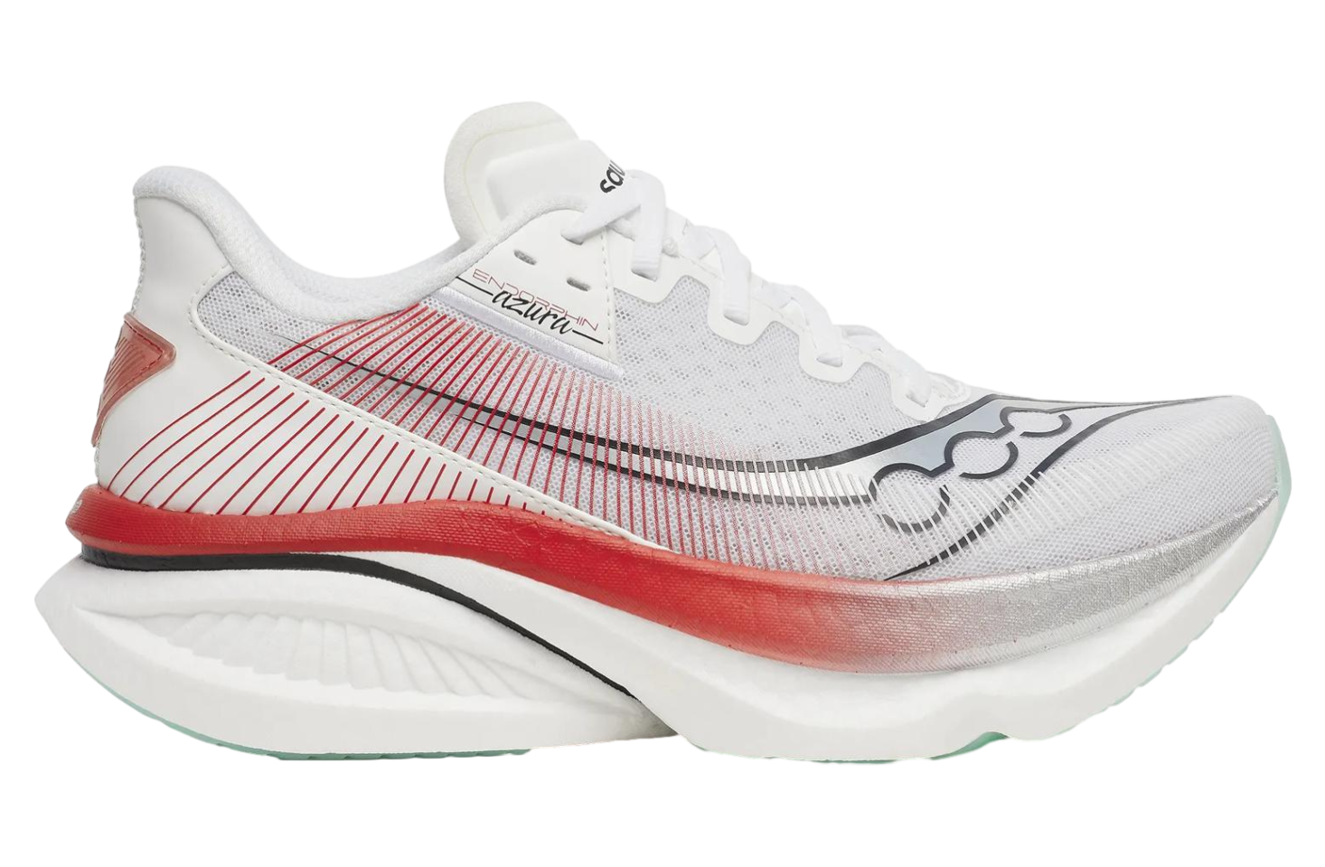 Saucony Endorphin Azura White / Salsa