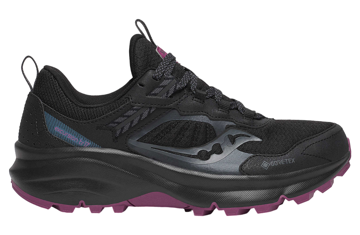 Saucony Excursion Tr17 Gtx WMNS Black / Plum