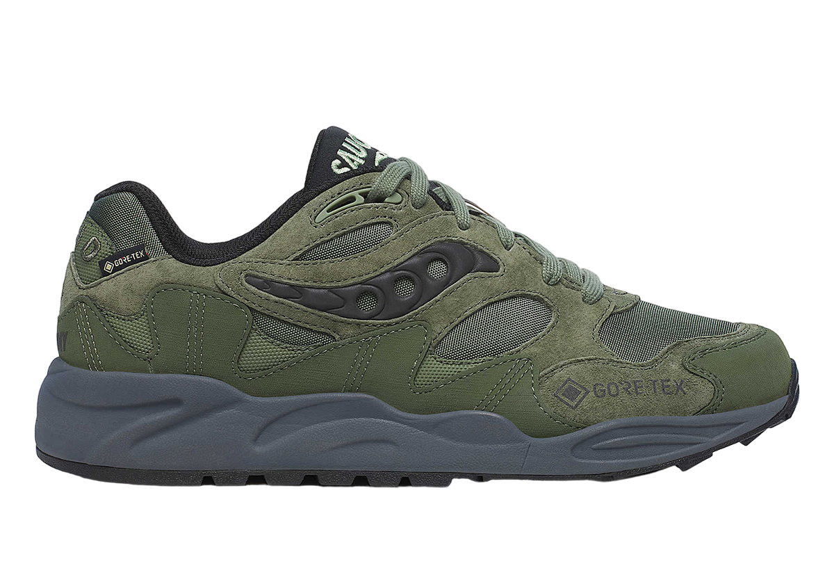 Saucony Grid Shadow 2 Gore-Tex Olive - Oct 2024 - S70840-2