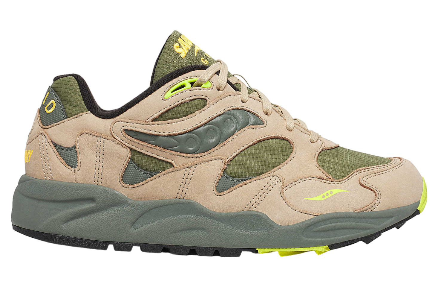 Saucony Grid Shadow 2 Premium Avocado / Beige