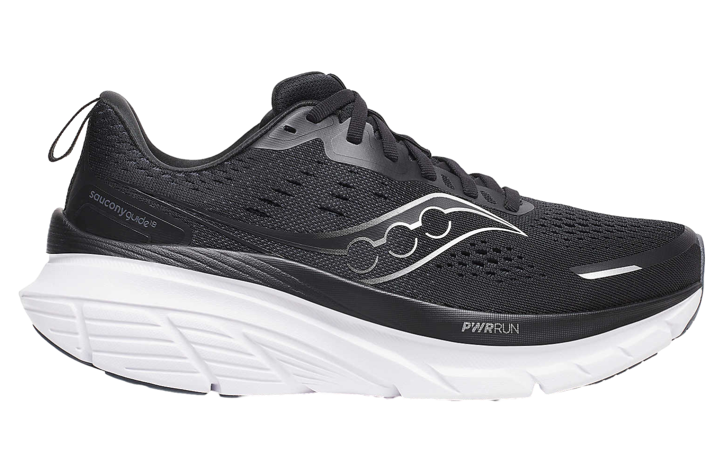 Saucony Guide 18 Extra Wide Black / White