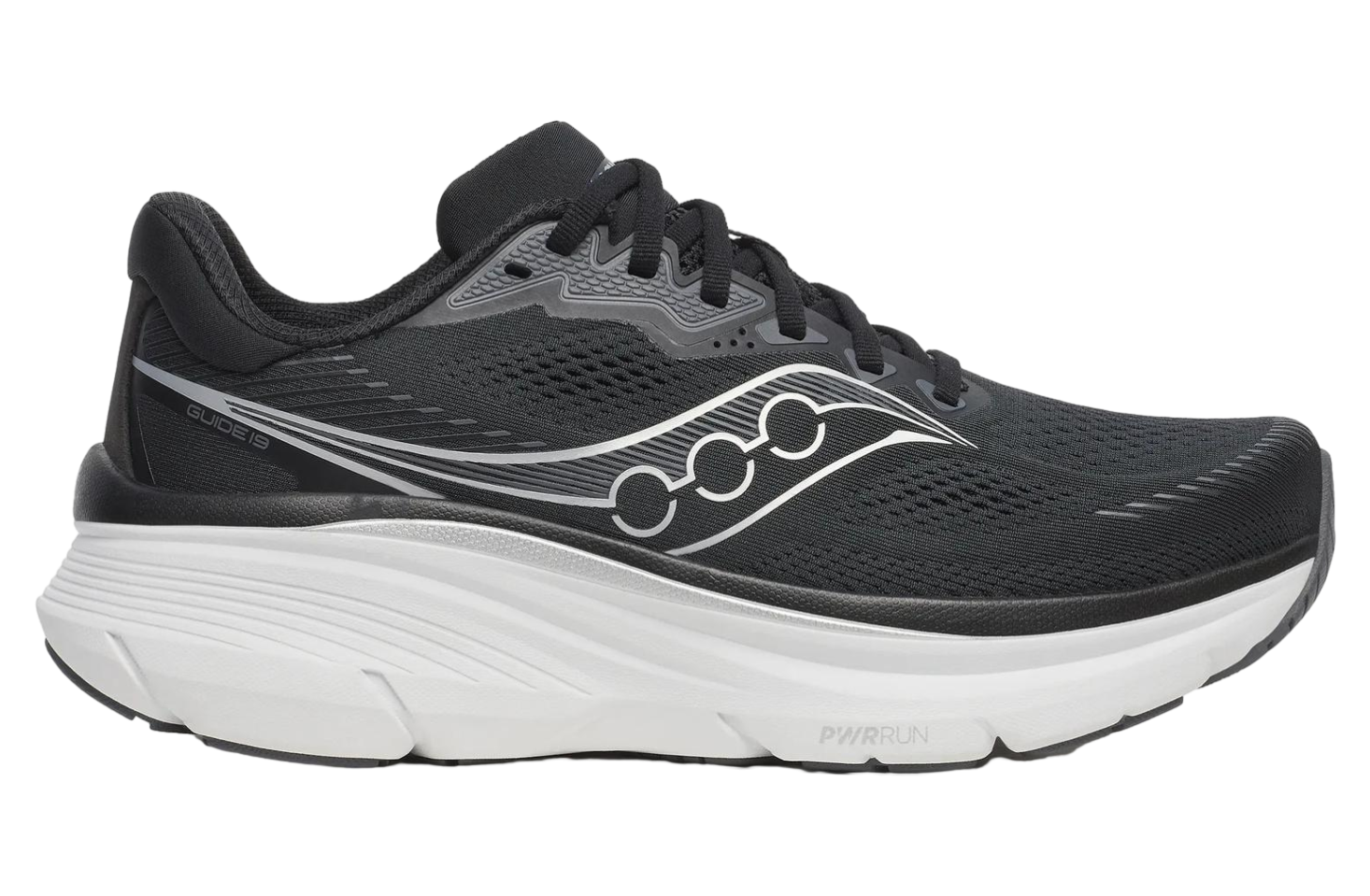 Saucony Guide 19 Wide Black / Silver