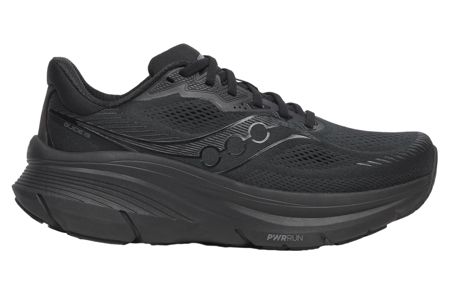 Saucony Guide 19 Wide Triple Black